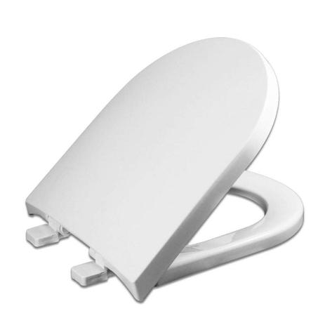 Assento Sanitário em Resina Termofixa para as Louças Carrara Link Soft Close Tupan Branco Menor preço em Assento Sanitário em Resina Termofixa para as Louças Carrara Link Soft Close Tupan Branco