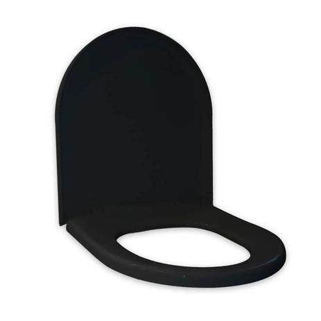 Assento Sanitário em Resina Termofixa para as Louças Riviera Smart Soft Close Tupan Preto Menor preço em Assento Sanitário em Resina Termofixa para as Louças Riviera Smart Soft Close Tupan Preto