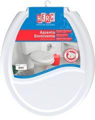 Assento Sanitário Envolvente Tampa Vaso Branco HERC - Kit com 2 Unidades Menor preço em Assento Sanitário Envolvente Tampa Vaso Branco HERC - Kit com 2 Unidades