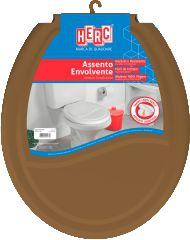 Assento Sanitário Envolvente Tampa Vaso Caramelo HERC Menor preço em Assento Sanitário Envolvente Tampa Vaso Caramelo HERC