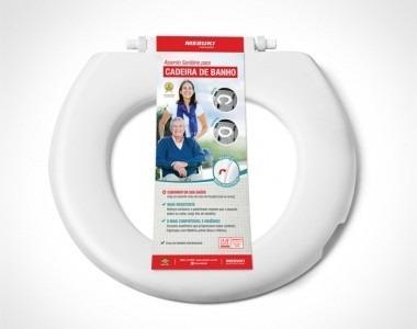 Assento Sanitário Fechado Para Cadeira Banho Higiêne Mebuki Menor preço em Assento Sanitário Fechado Para Cadeira Banho Higiêne Mebuki