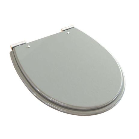 Assento sanitário Flamingo Azaléa Diamantina cinza platina Tondo Menor preço em Assento sanitário Flamingo Azaléa Diamantina cinza platina Tondo