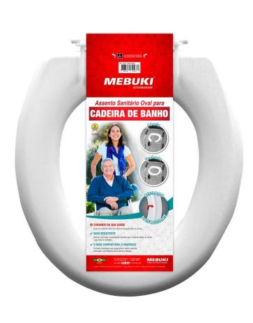 Assento Sanitario Oval para Cadeira de Banho Mebuki  Fechado 3cm é boa?