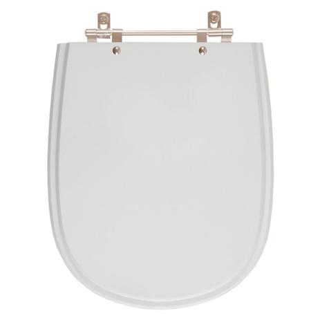 Assento Sanitário Paris Silver (Cinza Claro) para vaso Ideal Standard - Pontto lavabo Menor preço em Assento Sanitário Paris Silver (Cinza Claro) para vaso Ideal Standard - Pontto lavabo