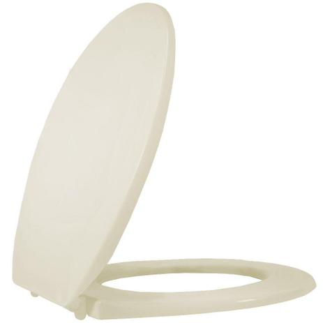 Menor preço em Assento Sanitario Plastico Oval Universal PP Convencional Biscuit - 1110570 - Tupan