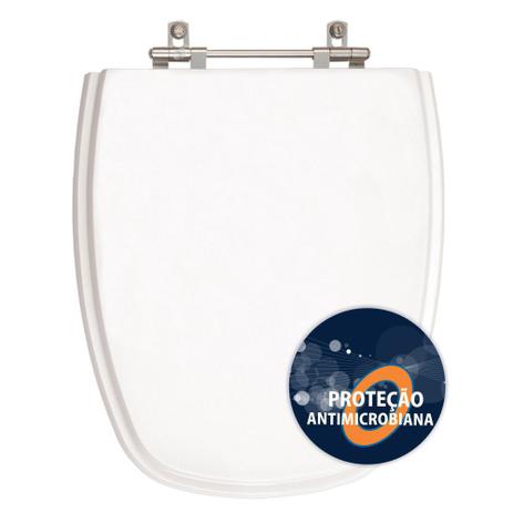 Assento Sanitário Poliéster Anti Bactéria Monte Carlo Branco para vaso Deca - Pontto Lavabo Menor preço em Assento Sanitário Poliéster Anti Bactéria Monte Carlo Branco para vaso Deca - Pontto Lavabo