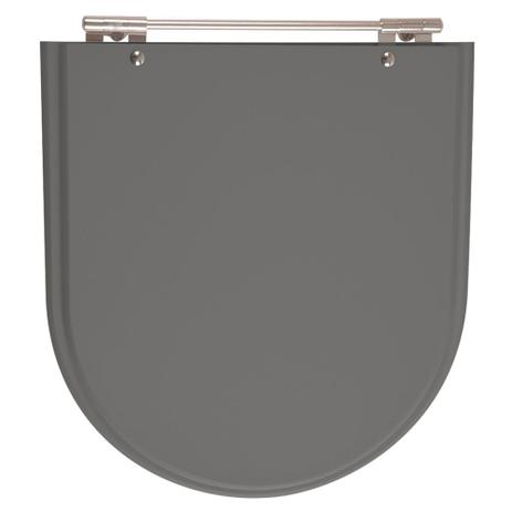 Assento Sanitário Poliéster Calypso Cinza Ambar para vaso Incepa - Pontto lavabo Menor preço em Assento Sanitário Poliéster Calypso Cinza Ambar para vaso Incepa - Pontto lavabo