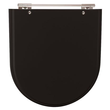 Assento Sanitário Poliéster Calypso Preto para vaso Incepa - Pontto lavabo Menor preço em Assento Sanitário Poliéster Calypso Preto para vaso Incepa - Pontto lavabo