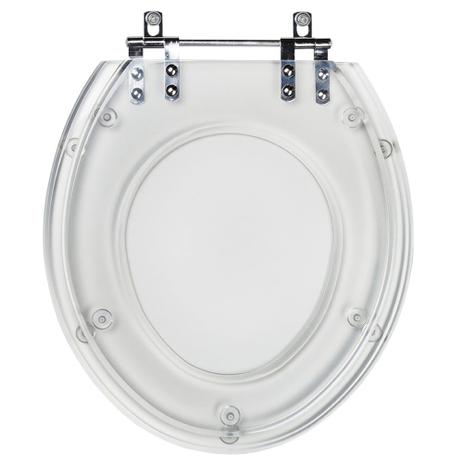 Assento Sanitário Poliéster Colonial Cristal para Vaso Hervy - Pontto lavabo Menor preço em Assento Sanitário Poliéster Colonial Cristal para Vaso Hervy - Pontto lavabo