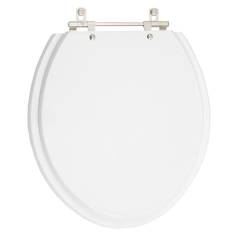 Assento Sanitário Poliéster Convencional Oval Neve Para Vaso Ideal Standart - Pontto lavabo Menor preço em Assento Sanitário Poliéster Convencional Oval Neve Para Vaso Ideal Standart - Pontto lavabo