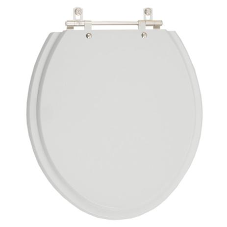Assento Sanitário Poliéster Convencional Oval Sterling Silver Para Vaso Ideal Standart - Pontto lavabo Menor preço em Assento Sanitário Poliéster Convencional Oval Sterling Silver Para Vaso Ideal Standart - Pontto lavabo