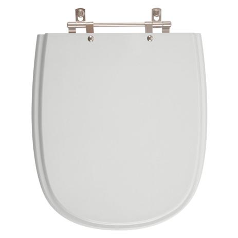 Assento Sanitário Poliéster Dona Beja Cinza Claro para Vaso Santa Clara - Pontto lavabo Menor preço em Assento Sanitário Poliéster Dona Beja Cinza Claro para Vaso Santa Clara - Pontto lavabo