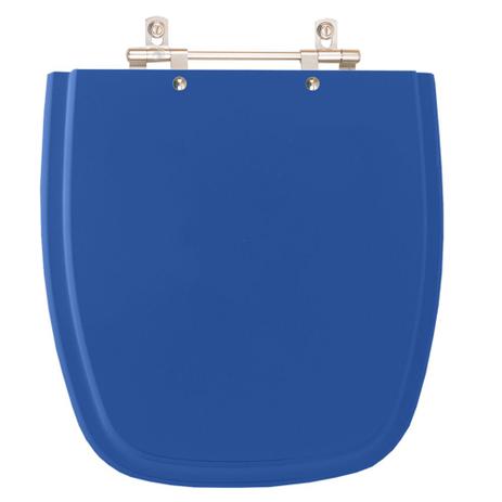 Assento Sanitário Poliéster Fit Azul Real para vaso Celite - Pontto lavabo Menor preço em Assento Sanitário Poliéster Fit Azul Real para vaso Celite - Pontto lavabo