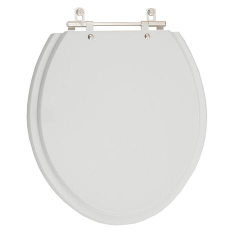 Assento Sanitário Poliéster Flamingo Cinza Platina para vaso Incepa - Pontto lavabo Menor preço em Assento Sanitário Poliéster Flamingo Cinza Platina para vaso Incepa - Pontto lavabo