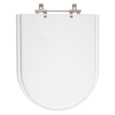 Assento Sanitário Poliéster Jasmim Branco para Vaso Fiori - Pontto lavabo Menor preço em Assento Sanitário Poliéster Jasmim Branco para Vaso Fiori - Pontto lavabo