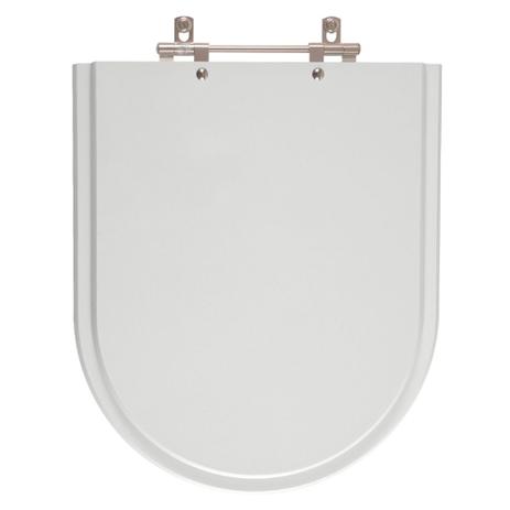 Assento Sanitário Poliéster Luna Cinza Claro para vaso Icasa - Pontto lavabo Menor preço em Assento Sanitário Poliéster Luna Cinza Claro para vaso Icasa - Pontto lavabo