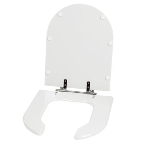 Assento Sanitário Poliéster Luna Medic Branco para vaso Icasa - Pontto lavabo Menor preço em Assento Sanitário Poliéster Luna Medic Branco para vaso Icasa - Pontto lavabo