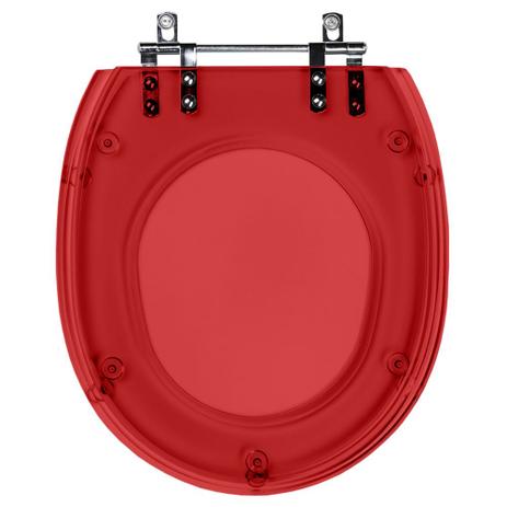 Assento Sanitário Poliéster Massima Vermelho Transparente para vaso Incepa - Pontto lavabo é boa?