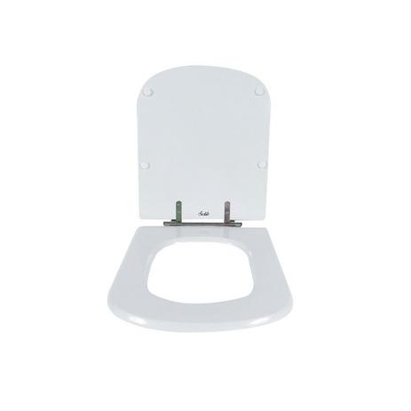 Assento Sanitário Poliéster Para Louça Roca Dama Senso Liso Branco - Sedile Menor preço em Assento Sanitário Poliéster Para Louça Roca Dama Senso Liso Branco - Sedile