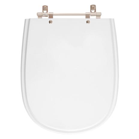 Assento Sanitário Poliéster Paris Branco (Neve) para vaso Ideal Standard - Pontto lavabo Menor preço em Assento Sanitário Poliéster Paris Branco (Neve) para vaso Ideal Standard - Pontto lavabo