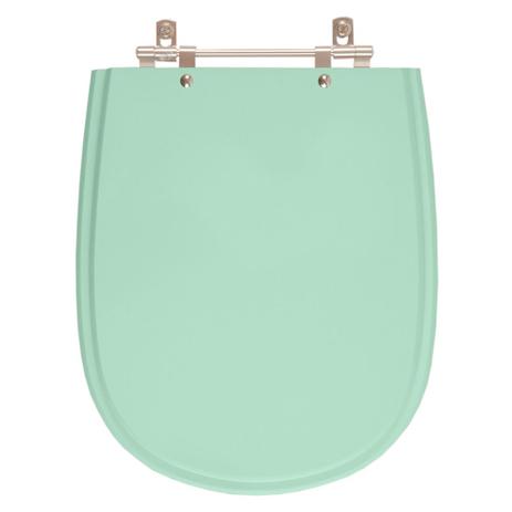 Assento Sanitário Poliéster Paris Verde Claro para vaso Ideal Standard - Pontto lavabo Menor preço em Assento Sanitário Poliéster Paris Verde Claro para vaso Ideal Standard - Pontto lavabo