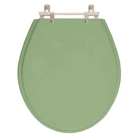 Assento Sanitário Poliéster Ravena Verde Malva para bacia Deca - Pontto lavabo Menor preço em Assento Sanitário Poliéster Ravena Verde Malva para bacia Deca - Pontto lavabo