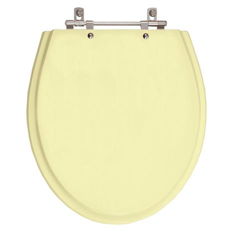 Assento Sanitário Poliéster Ritz Creme para bacia Deca - Pontto lavabo Menor preço em Assento Sanitário Poliéster Ritz Creme para bacia Deca - Pontto lavabo