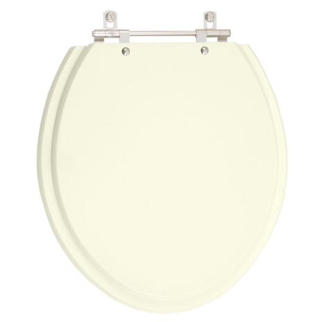 Assento Sanitário Poliéster Saveiro Pergamon (Bege Claro) para vaso Celite - Pontto lavabo Menor preço em Assento Sanitário Poliéster Saveiro Pergamon (Bege Claro) para vaso Celite - Pontto lavabo