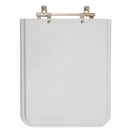 Assento Sanitário Poliéster Square Cinza Platina para vaso Incepa - Pontto lavabo Menor preço em Assento Sanitário Poliéster Square Cinza Platina para vaso Incepa - Pontto lavabo