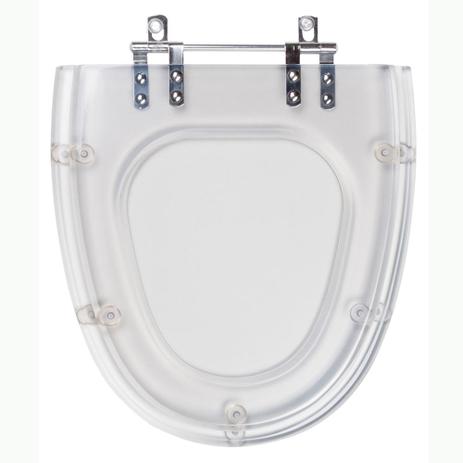 Assento Sanitário Poliéster Studio Cristal para vaso Incepa - Pontto lavabo Menor preço em Assento Sanitário Poliéster Studio Cristal para vaso Incepa - Pontto lavabo