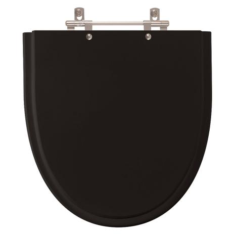 Assento Sanitário Poliéster Studio Preto para vaso Incepa - Pontto lavabo Menor preço em Assento Sanitário Poliéster Studio Preto para vaso Incepa - Pontto lavabo