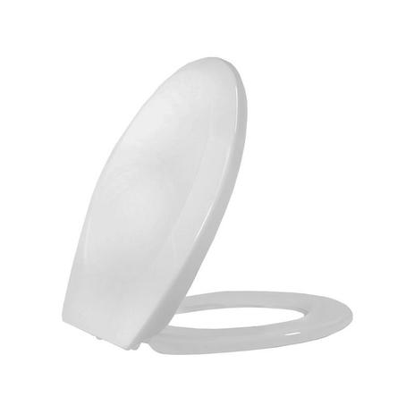 Assento Sanitário Polipropileno Oval Premium Tupan Cinza Claro / Prata Menor preço em Assento Sanitário Polipropileno Oval Premium Tupan Cinza Claro / Prata
