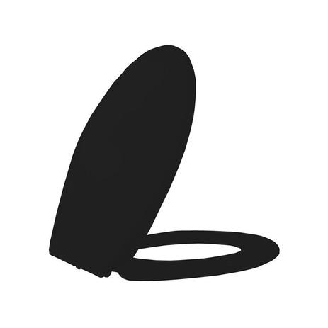 Assento Sanitário Polipropileno Oval Premium Tupan Preto Menor preço em Assento Sanitário Polipropileno Oval Premium Tupan Preto