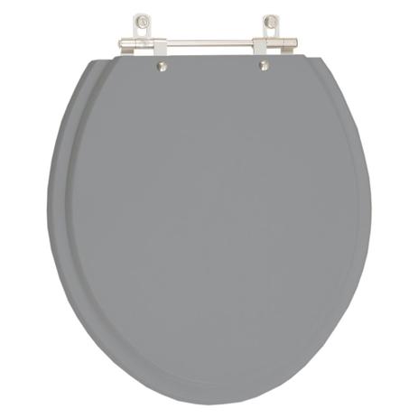 Assento Sanitário Saveiro Cinza Escuro para vaso Celite - Pontto lavabo Menor preço em Assento Sanitário Saveiro Cinza Escuro para vaso Celite - Pontto lavabo