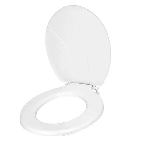 Assento Sanitário Tampa Vaso Oval Plástico Branco Arqplast Menor preço em Assento Sanitário Tampa Vaso Oval Plástico Branco Arqplast