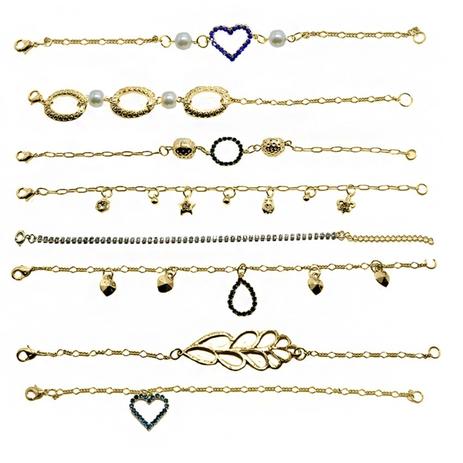 Atacado Kit 40 Pulseiras Folheadas para Revenda - Lunozê Menor preço em Atacado Kit 40 Pulseiras Folheadas para Revenda - Lunozê