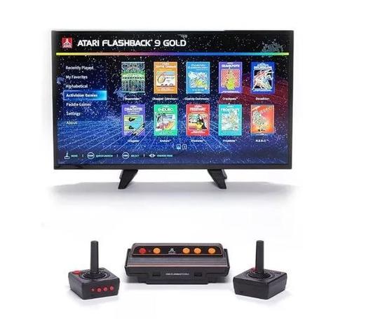 Atari Flashback 9 Gold HD Com 120 Jogos - Lançamento TecToy Menor preço em Atari Flashback 9 Gold HD Com 120 Jogos - Lançamento TecToy