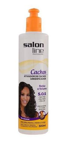 Ativador De Cachos S O S Umidificador 300ml Salon Line Ativador De Cachos Magazine Luiza