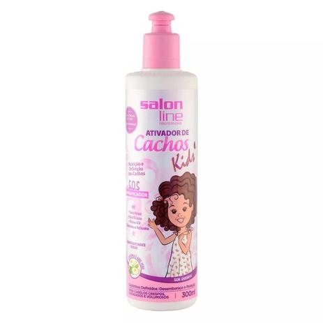 Ativador De Cachos Salon Line S O S Kids 300ml Ativador De Cachos Magazine Luiza