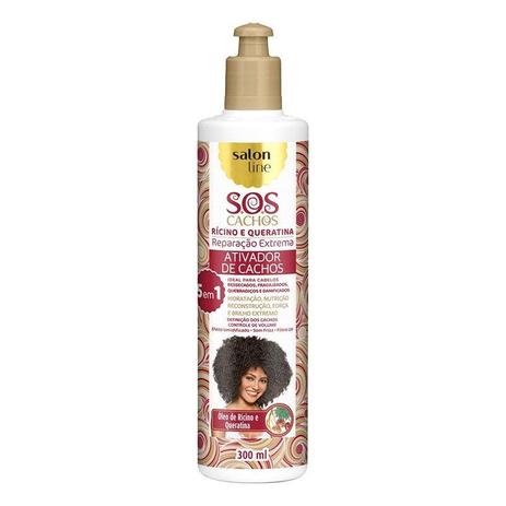 Ativador De Cachos Salon Line SOS Cachos Rícino E Queratina 300ml é ruim? Ativador De Cachos Salon Line SOS Cachos Rícino E Queratina 300ml é boa?
