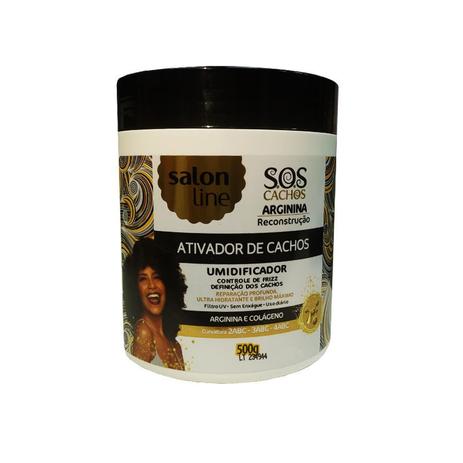 Ativador De Cachos Salon Line Sos Reconstrucao 500gr Salon Line Professional Ativador De Cachos Magazine Luiza