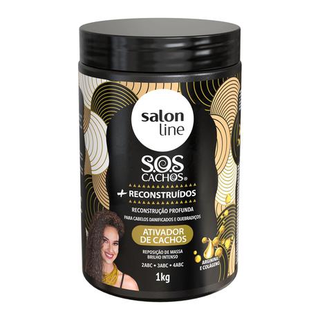 Ativador De Cachos Sos Cachos Arginina Reconstrucao Salon Line 1kg S O S Cachos Ativador De Cachos Magazine Luiza