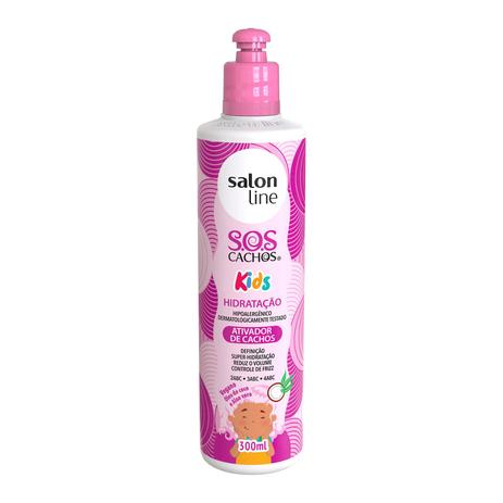 Ativador de Cachos Vegano SOS Cachos Kids Hidratação Salon Line 300ml Menor preço em Ativador de Cachos Vegano SOS Cachos Kids Hidratação Salon Line 300ml