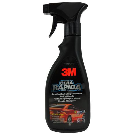 Auto Cera Rápida 500ml Liquida Para Carros 229502 3m Menor preço em Auto Cera Rápida 500ml Liquida Para Carros 229502 3m