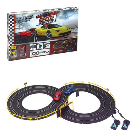 Auto Pista Autorama Elétrico Art Brink 2 Carros 33 Peças Menor preço em Auto Pista Autorama Elétrico Art Brink 2 Carros 33 Peças