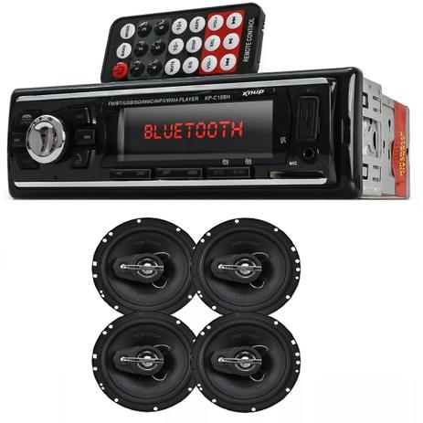 Auto Radio Automotivo Bluetooth Mp3 Player Usb Sd e Kit 4 Alto Falante 6 240w Rms Positron - Knupp / positron Menor preço em Auto Radio Automotivo Bluetooth Mp3 Player Usb Sd e Kit 4 Alto Falante 6 240w Rms Positron - Knupp / positron