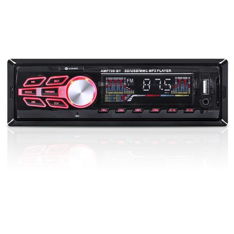 Auto Radio Automotivo Bluetooth Mp3 Player Usb Sd Som Carro - Amp700 Vinik é boa?