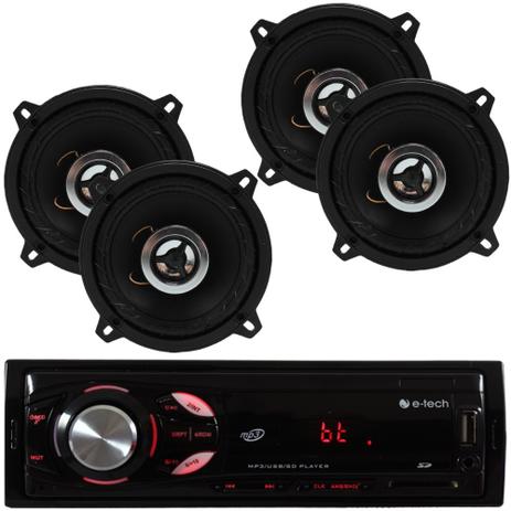 Auto Radio Automotivo Bluetooth Sd Mp3 + Par 5 pol + 5 pol Prime - Orion Menor preço em Auto Radio Automotivo Bluetooth Sd Mp3 + Par 5 pol + 5 pol Prime - Orion