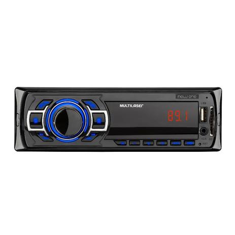 Auto Rádio MP3 Player Multilaser New One P3318 USB Aux Cartão SD Menor preço em Auto Rádio MP3 Player Multilaser New One P3318 USB Aux Cartão SD