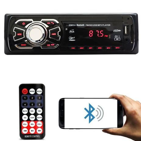 Auto Radio Mp3 Player Som Automotivo Usb Sd Toca Fm Bluetooth - Tsshop Menor preço em Auto Radio Mp3 Player Som Automotivo Usb Sd Toca Fm Bluetooth - Tsshop